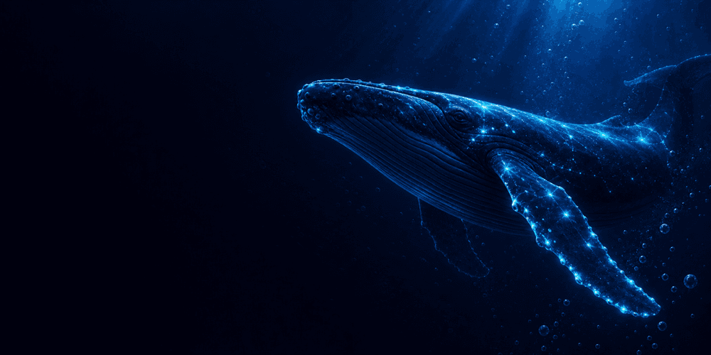 Deep Ocean living whale widget artwork